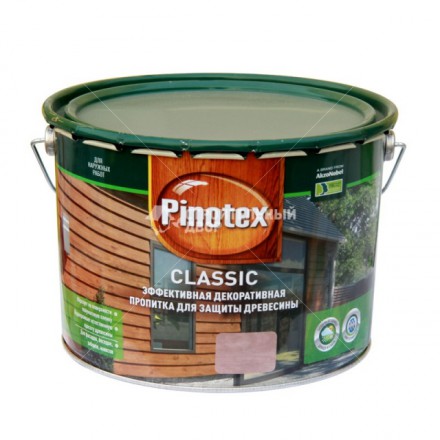 Декоративно-защитное средство д/дерева Pinotex Classic Калужница, 10л